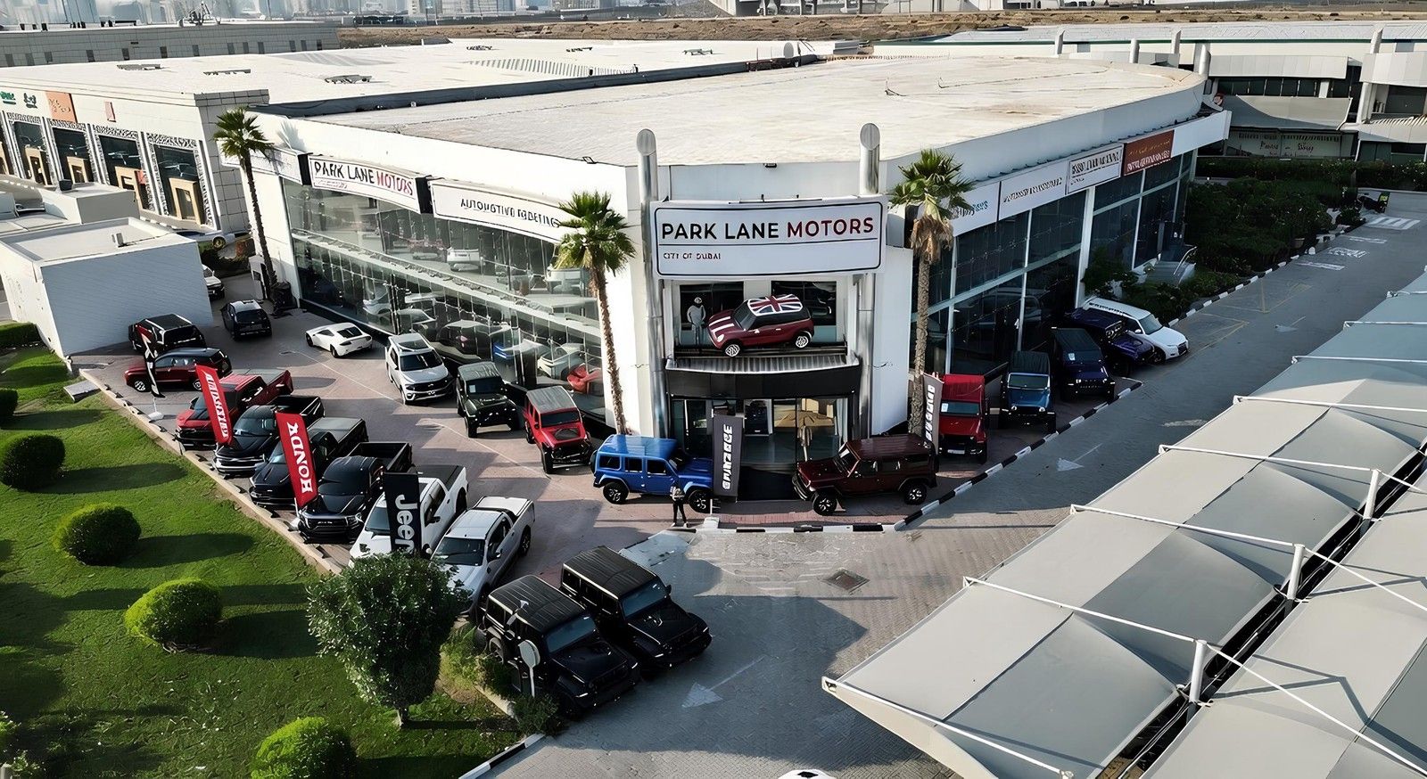 Park Lane Motors showroom